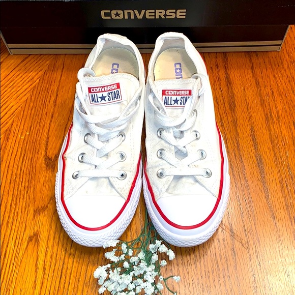 Converse Shoes - CONVERSE White ALL⭐️STAR Size 6 Women’s/4 Men’s